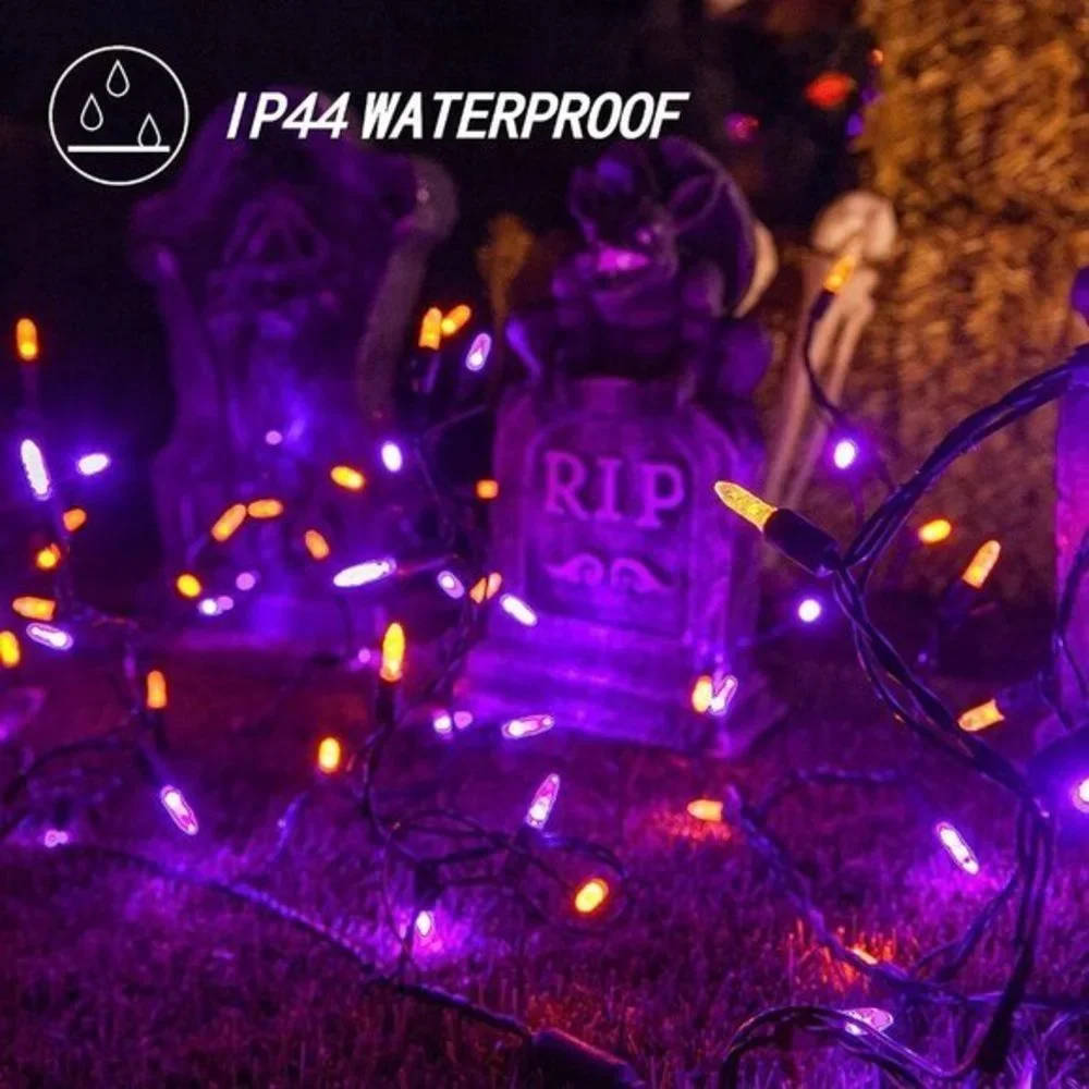 200 LED 66 FT‎ 8 Modes Waterproof Fairy Decorations Halloween Mini String Lights